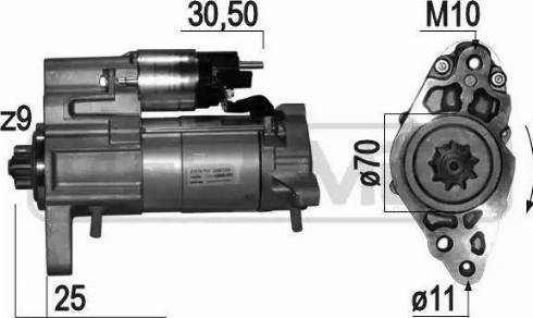 Messmer 220831 - Стартер autocars.com.ua