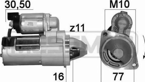 Messmer 220850 - Стартер autocars.com.ua