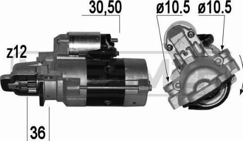 Messmer 220865A - Стартер avtokuzovplus.com.ua