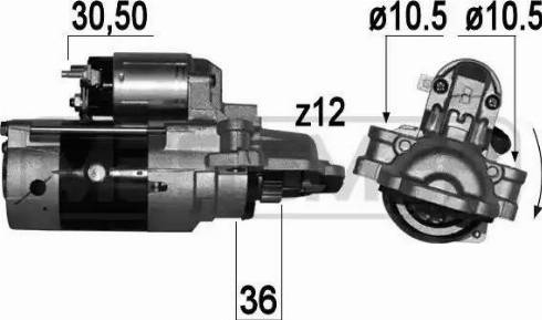 Messmer 220866 - Стартер autocars.com.ua