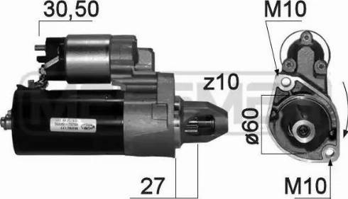 Messmer 220872 - Стартер avtokuzovplus.com.ua