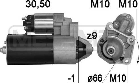 Messmer 220880A - Стартер autodnr.net