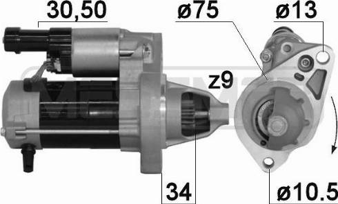 Messmer 220881A - Стартер autocars.com.ua