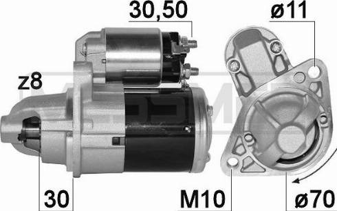 Messmer 220894A - Стартер autocars.com.ua