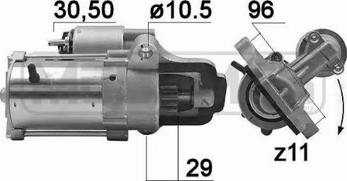 Messmer 220897 - Стартер avtokuzovplus.com.ua