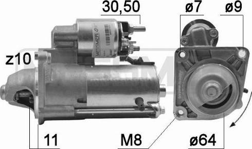 Messmer 220907 - Стартер autodnr.net