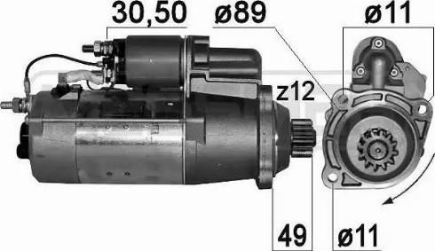 Messmer 220916 - Стартер avtokuzovplus.com.ua