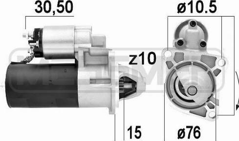 Messmer 220919A - Стартер autocars.com.ua