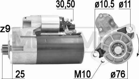 Messmer 220922A - Стартер avtokuzovplus.com.ua