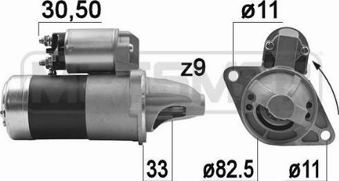 Messmer 220929A - Стартер autocars.com.ua