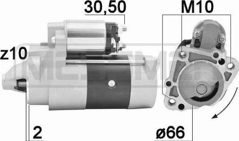 Messmer 220935A - Стартер avtokuzovplus.com.ua