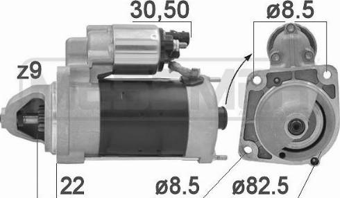 Messmer 220942A - Стартер avtokuzovplus.com.ua