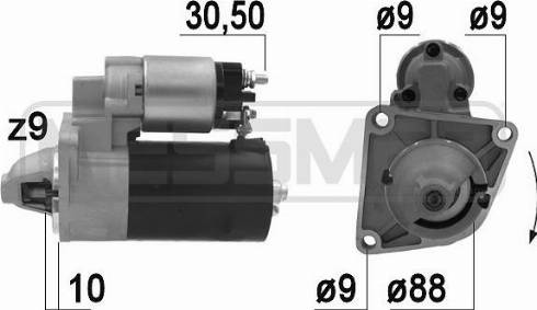 Messmer 220944A - Стартер autocars.com.ua