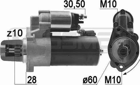 Messmer 220953A - Стартер avtokuzovplus.com.ua