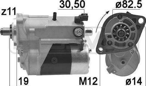 Messmer 220957A - Стартер avtokuzovplus.com.ua