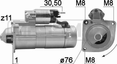 Messmer 220967 - Стартер autocars.com.ua