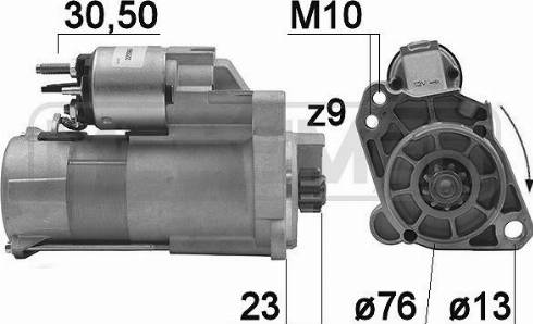 Messmer 220969 - Стартер autocars.com.ua