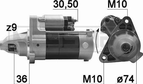 Messmer 220974A - Стартер autocars.com.ua