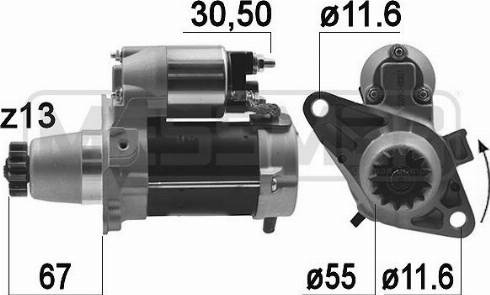 Messmer 220982A - Стартер avtokuzovplus.com.ua