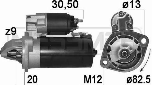 Messmer 220991A - Стартер autocars.com.ua