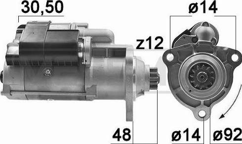 Messmer 221021 - Стартер autocars.com.ua