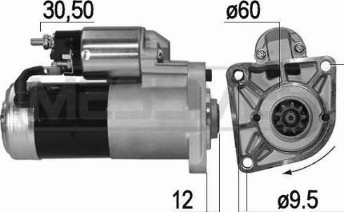 Messmer 221010A - Стартер autocars.com.ua