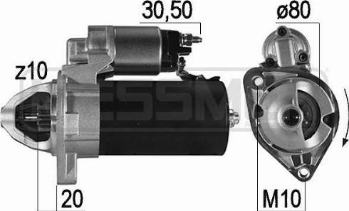 Messmer 221013A - Стартер avtokuzovplus.com.ua