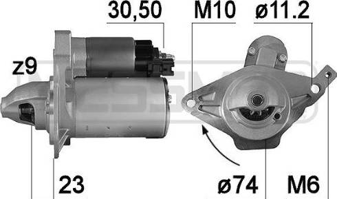 Messmer 221015A - Стартер autocars.com.ua