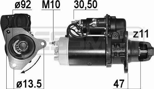 Messmer 221020 - Стартер avtokuzovplus.com.ua