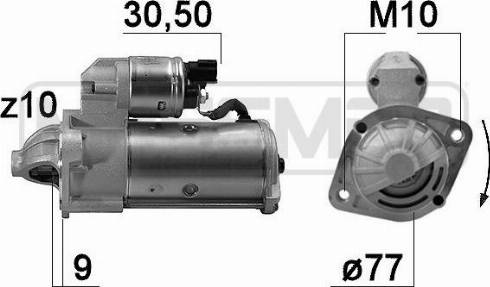 Messmer 221025 - Стартер avtokuzovplus.com.ua