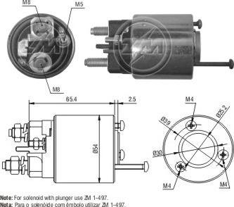 Messmer 227392 - Тягове реле, стартер autocars.com.ua