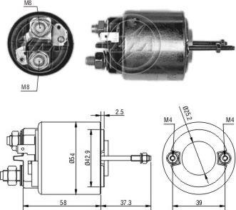 Messmer 227524 - Тяговое реле, стартер autodnr.net