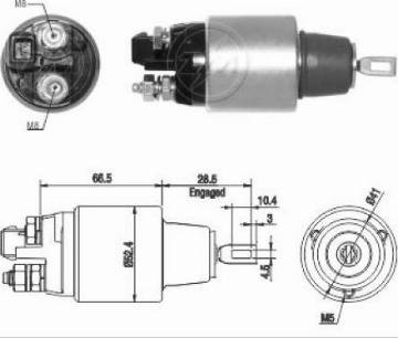 Messmer ZM1382 - Тяговое реле, стартер avtokuzovplus.com.ua