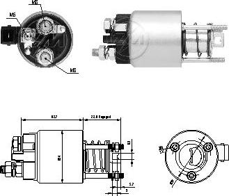 Messmer ZM1396 - Тяговое реле, стартер autodnr.net