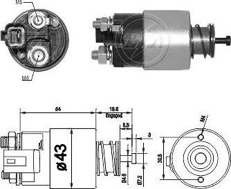 Messmer ZM2391 - Тягове реле, стартер autocars.com.ua