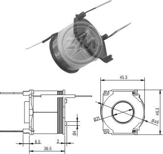 Messmer ZM241993 - Тяговое реле, стартер avtokuzovplus.com.ua