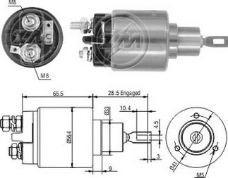 Messmer ZM2573 - Тяговое реле, стартер avtokuzovplus.com.ua