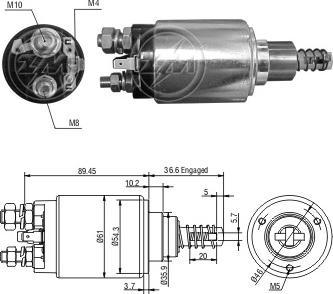 Messmer ZM2640 - Тяговое реле, стартер avtokuzovplus.com.ua