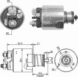 Messmer ZM3491 - Тягове реле, стартер autocars.com.ua