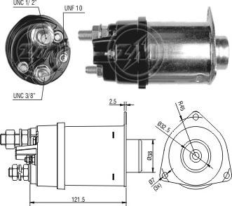 Messmer ZM451 - Тягове реле, стартер autocars.com.ua