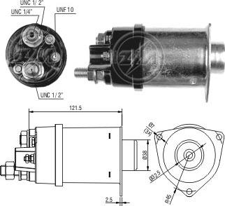 Messmer ZM453 - Тяговое реле, стартер avtokuzovplus.com.ua