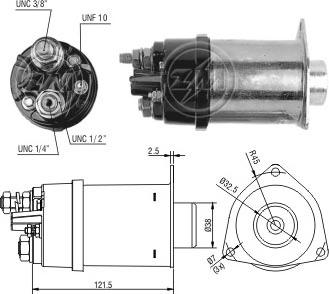 Messmer ZM454 - Тягове реле, стартер autocars.com.ua