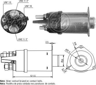 Messmer ZM468 - Тягове реле, стартер autocars.com.ua