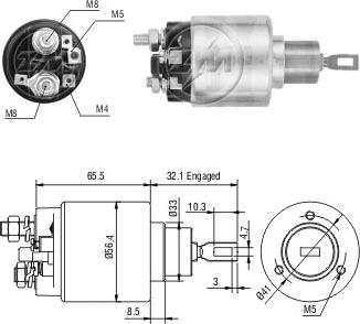 Messmer ZM474 - Тяговое реле, стартер autodnr.net