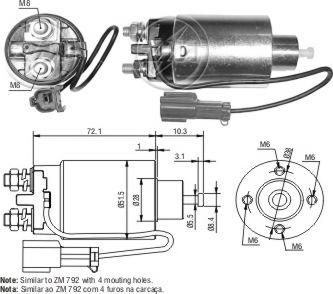 Messmer ZM4792 - Тяговое реле, стартер autodnr.net