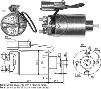 Messmer ZM4793 - Тяговое реле, стартер autodnr.net