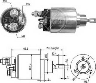 Messmer ZM479 - Тяговое реле, стартер autodnr.net