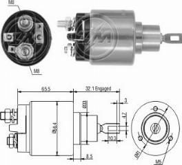 Messmer ZM573C - Тягове реле, стартер autocars.com.ua