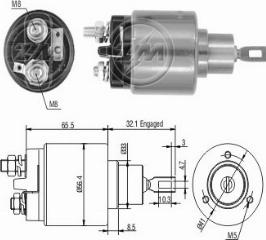 Messmer ZM575C - Тягове реле, стартер autocars.com.ua