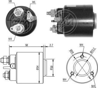 Messmer ZM599 - Тяговое реле, стартер autodnr.net